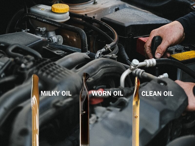 Milky Engine Oil - What to look for when checking oil