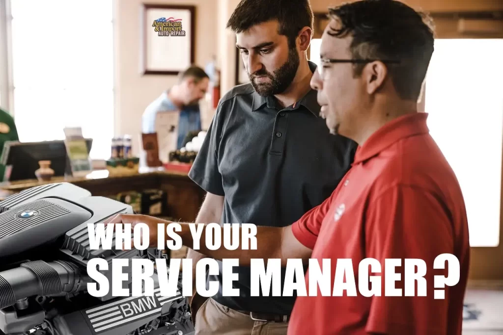 Who is your automobile service manager in Johnson city and what do they do?