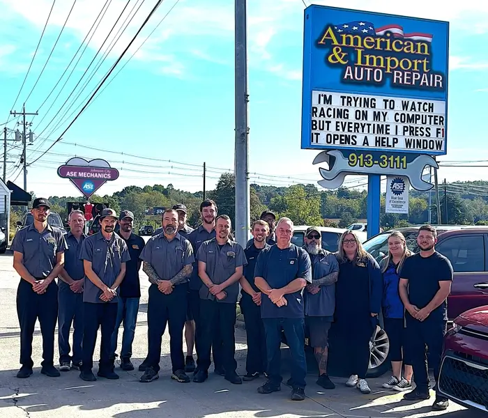 Johnson City auto repair team of ASE Certified Mechanics