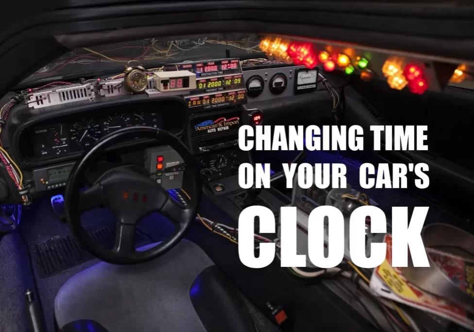 Changing the time on your cars clock made easy