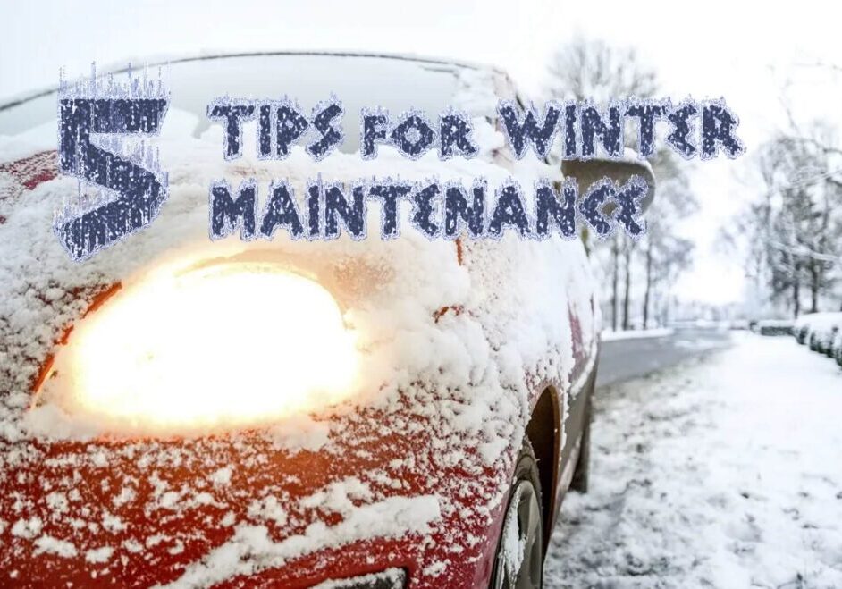 5 Tips for car maintenance in winter